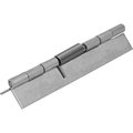 Kipp Spring Hinge Spring Open A=40, B=120, Form:A Without Hole, Stainless Steel Bright K1175.14012000